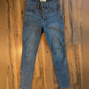 Madewell‎ Women's High Rise Skinny Jeans Size 26